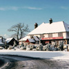 James King pub in winter