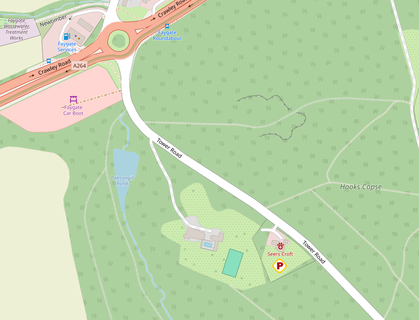 Sears Croft: Open Street Map